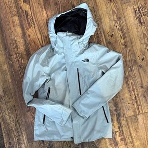 The North Face Women's light blue Ski Jacket (Shell type)
